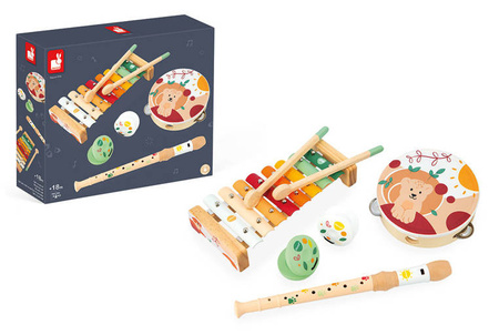 USZKODZONE OPAKOWANIE Zestaw zabawek muzycznych Sunshine 18m+, Janod