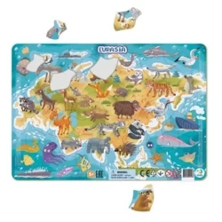 Dodo Puzzle Ramkowe Eurazja