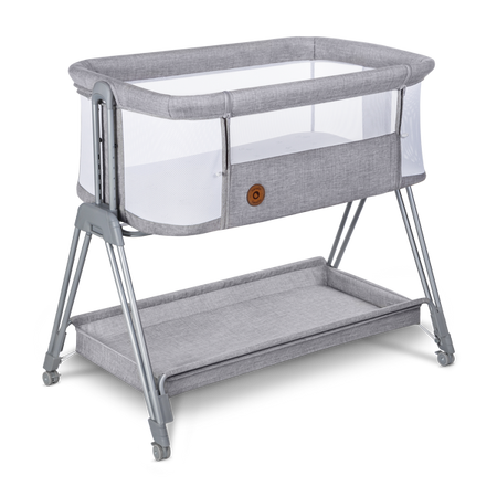 Lionelo Luna Łóżeczko Dostawne Grey Concrete