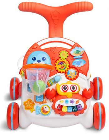 Toyz Caretero Pchacz Stolik Edukacyjny 2w1 Spark Orange