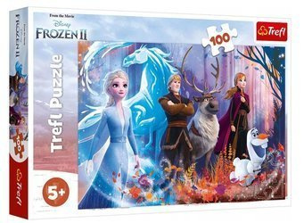 Trefl Puzzle 100 Magia Krainy Lodu Frozen II 16366