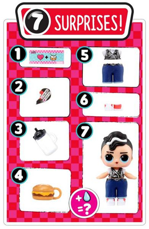 L.O.L. Surprise Valentines Supreme Kula Niespodzianka Chłopiec Edycja Walentynkowa Tough Guy