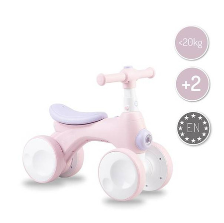 Momi Tobis Jeździk z Bańkami Światłem i Dżwiękiem Róż