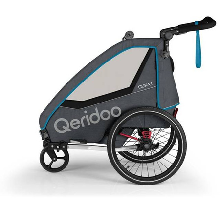 Qeridoo Qupa 1 Przyczepka Rowerowa Blue