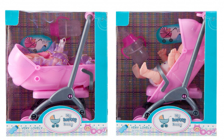 Mega Creative 4594545 Lalka Bobas 12 cm Plus Akcesoria