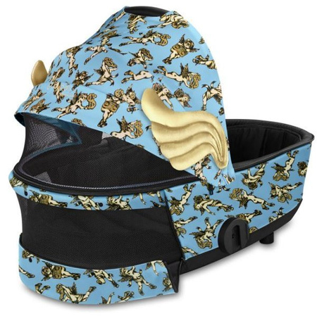 Cybex Mios 2.0 Wózek-Głęboko Spacerowy Wings Jeremy Scott Cherub Blue by Jeremy Scott