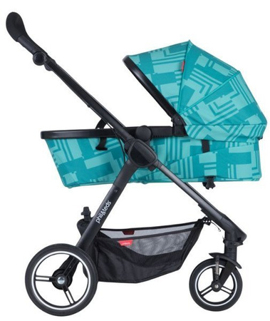Phil&Teds Mod Wózek Głęboko-Spacerowy 2w1 Niebieski