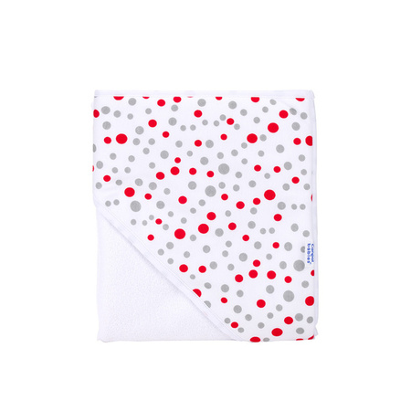 Canpol Babies Okrycie Kąpielowe Dla Niemowląt z Kapturkiem 80x95cm 26/300Mix