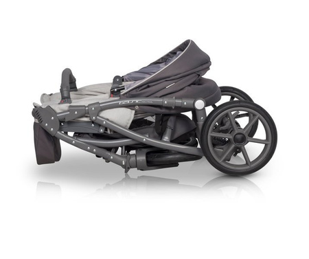 Riko Basic Pastel Wózek Głęboko-Spacerowy 2w1 Stone