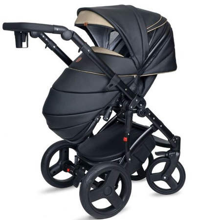 Coto Baby Quara Wózek Głęboko-spacerowy 02 Dark Grey Brown Eco