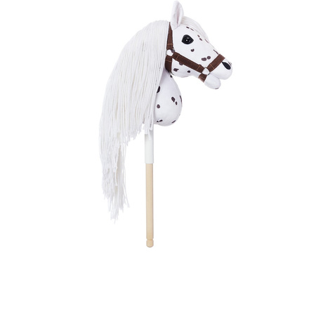 Hoppihorse Koń na Kiju Hobby Horse A3 Biały 66cm