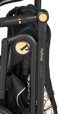 PegPerego Veloce Wózek Głęboko-Spacerowy Graphic Gold