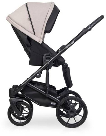 Riko Nuno Pro Wózek Głęboko-Spacerowy 2w1 z Miękką Gondolą Sand