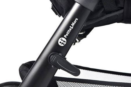 Petite&Mars Street + RWS Stelaż Wózka Spacerowego Black