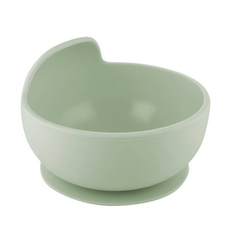 Canpol Babies Silikonowa Miseczka z Przyssawką 51/400_gre 330ml Zielona