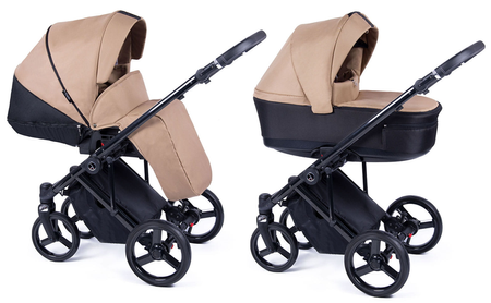 Coletto Fado Wózek Głęboko-Spacerowy Rama Czarna Fa-03