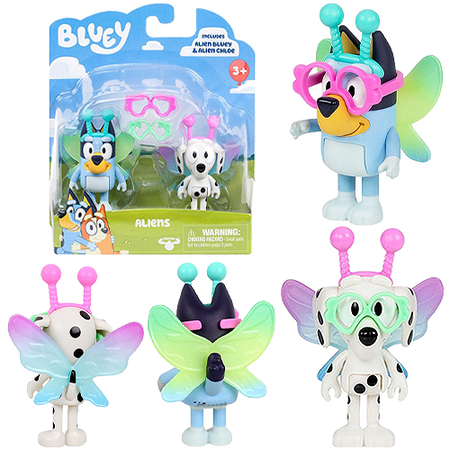 Moose Bluey I Chloe Kosmici Pieski Figurki Akcesoria Ruchome Elementy