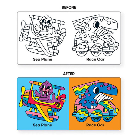 Mudpuppy Magiczna książeczka do kąpieli Podwodni kierowcy