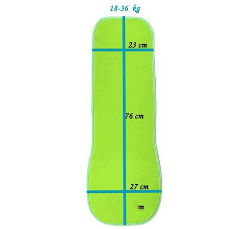Eko Wkładka Do Fotelika 18-36kg PD-01 Zielona