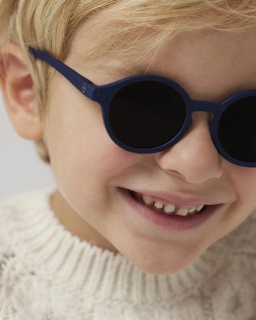 IZIPIZI Okulary Przeciwsłoneczne dla Dzieci 3-5 lat Denim Blue D