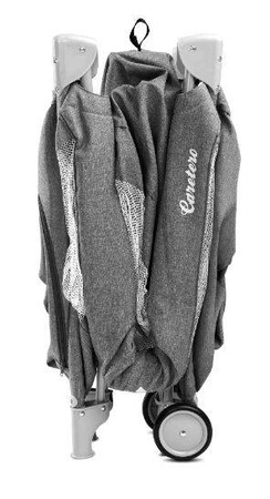 Caretero Łóżeczko Turystyczne Basic Plus Graphite