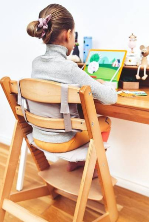 Moby Woody Drewniane Krzesełko Do Karmienia Drewniane