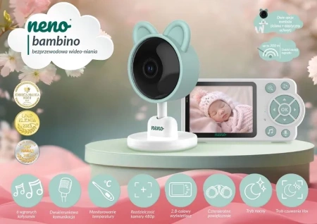 Neno Bambino - Bezprzewodowa Wideo-niania Elektroniczna | Wyświetlacz