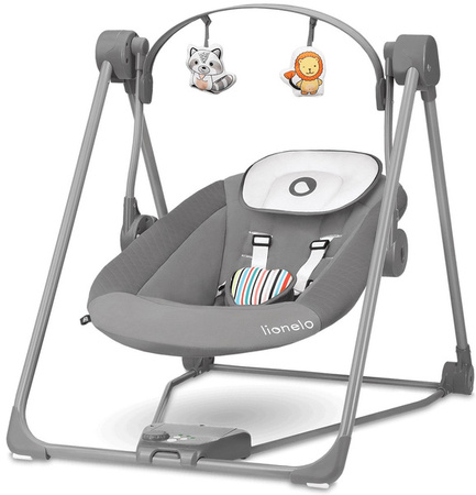Lionelo Otto Huśtawka Bujaczek Leżaczek Grey Concrete
