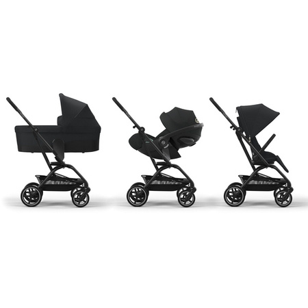 Cybex Eezy S Twist Plus 2 Wózek Spacerowy Rama Czarna Magic Black