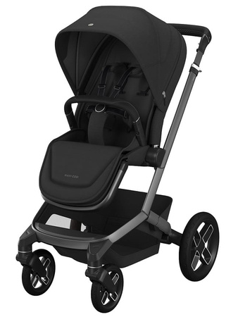Maxi-Cosi Fame + Carrycot Wózek Głęboko-Spacerowy 2w1 Twillic Black