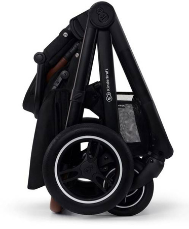 Kinderkraft Everyday Wózek Wielofunkcyjny 2w1 Black