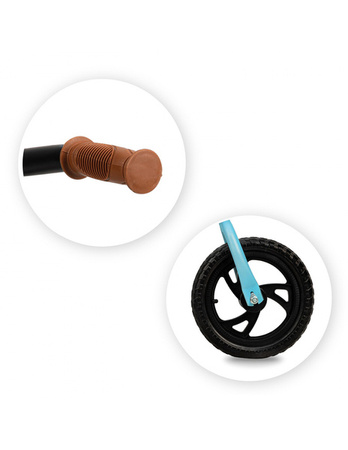 MoMi Breki Rowerek Biegowy z Hamulcem Niebieski