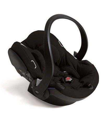 BeSafe Fotelik samochodowy iZi Go Modular + adaptery do wózka Babyzen czarny