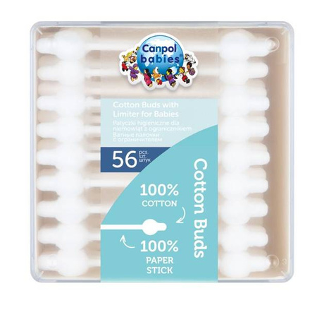 Canpol Patyczki higieniczne z ogranicznikiem