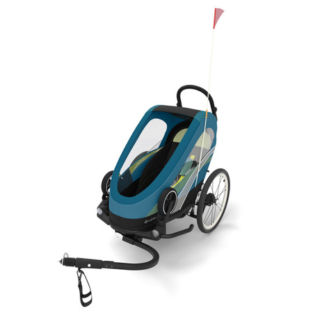 Cybex Zeno Bike Przyczepka Rowerowa Mid Turquoise