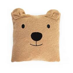 Childhome Poduszka Pluszowa 40x40 cm Teddy Bear Brown