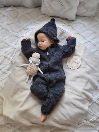 Zaffiro Nevada Kombinezon Wełniany Dla Dzieci 62/68 Anthracite