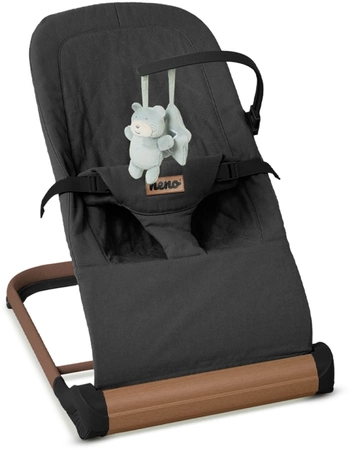 Neno NESSO leżaczek dla dzieci DARK GREY