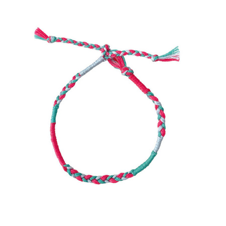 Janod Zestaw kreatywny do tworzenia biżuterii Tęczowe bransoletki 30 szt. 8+