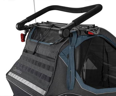 Qeridoo Kidgoo2 Przyczepka Rowerowa Navy Blue