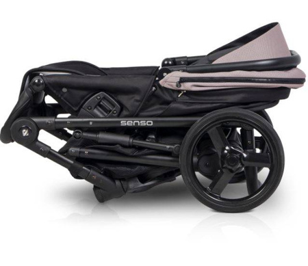 Riko Senso Wózek Głęboko-Spacerowy 2w1 Powder Pink