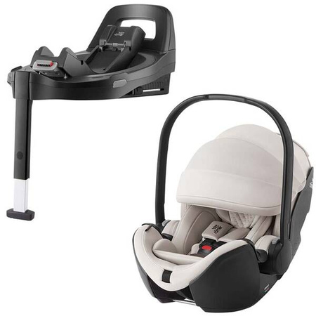 Britax Romer Baby-Safe Pro Fotelik Samochodowy 0-13kg + Baza Vario Base 5Z Soft Taupe Lux