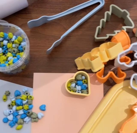 Dantoy EKO Koraliki do nawlekania 280 szt forest