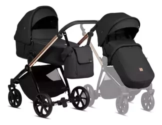 Tutis Mio Plus Thermo Black Edition Wózek Głęboko-Spacerowy 292 Rose Gold