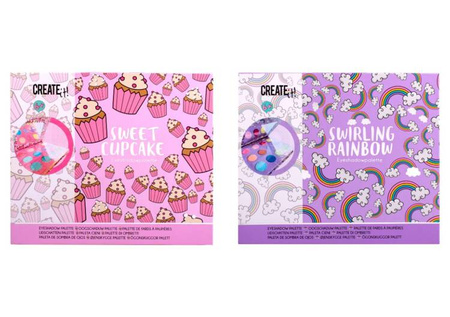 Create It! Paleta Pastelowych Cieni Mix Wzorów