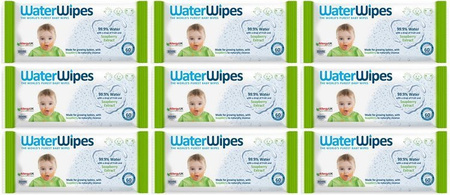 Water Wipes SoapBerry - Chusteczki Z Wyciągiem z Orzechów Mydlanych 9x60 szt.