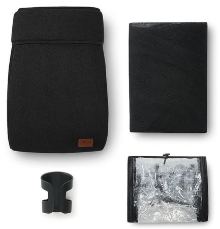 Kinderkraft Evolution Wózek Spacerowy + Cocoon Platinum Grey