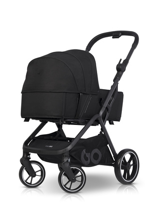 EasyGo Zoya Wózek Głęboko-Spacerowy 2w1 Z Torbą Ebony Black