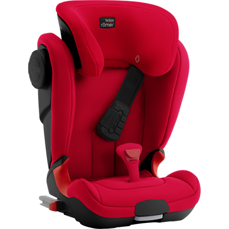 Britax Romer Kidfix II Xp Sict Fotelik Samochodowy 15-36kg Fire Red - Czarna Skorupa