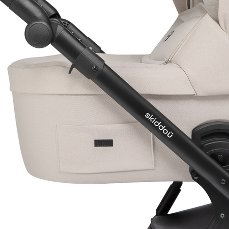 Skiddou Oslo + Wózek Głęboko-Spacerowy 2w1 Vanilla Delight